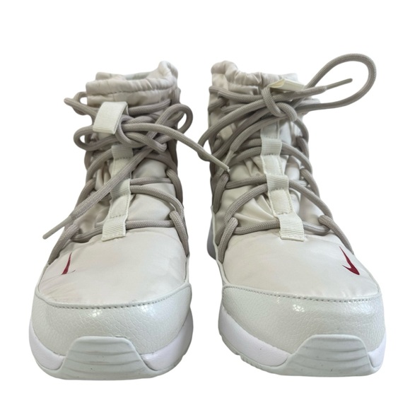 Nike Tanjun High Rise Sneakers in Phantom/Desert Sand/Gym Red Women's Size 8.5 - Picture 5 of 16